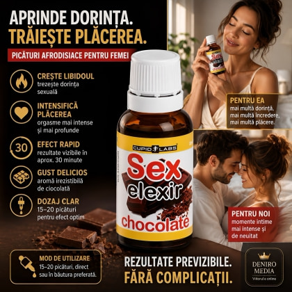Afrodisiac Puternic Pentru Femei Sex Elixir Chocolate 20ml