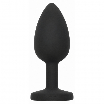 Dop Anal Diamond Jewel Premium din Silicon Negru