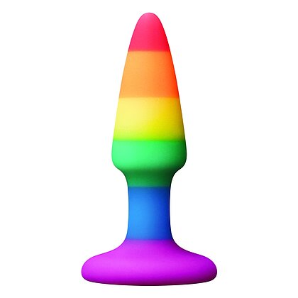 Anal Plug Pleasure Rainbow Mini Multicolor