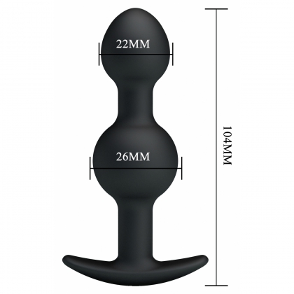 Anal Plug Pretty Love Heavy Negru