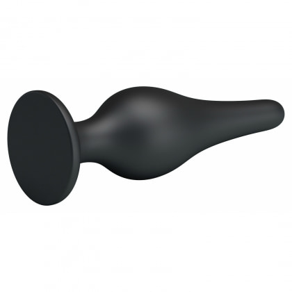 Anal Plug Cu Ventuză Negru