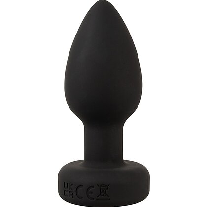 Anos Plug Anal RC cu LED Flash - 7 Moduri, Reîncărcabil Negru