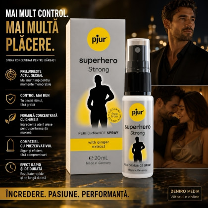 Anti Ejaculare Precoce Spray Pjur Superhero Strong 20ml