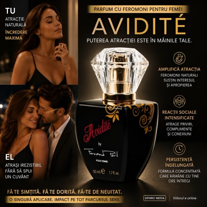 Avidite By Fernand Peril — Parfum Femei 50 ml cu Feromoni