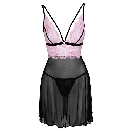 Babydoll Cottelli Collection Nicole Negru L