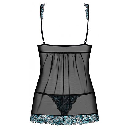 Babydoll Obsessive Chemise Negru L-XL