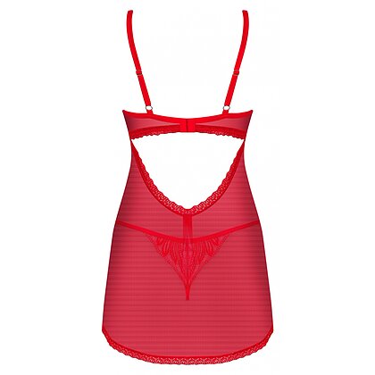 Babydoll Obsessive Chilisa Roșu XL-2XL
