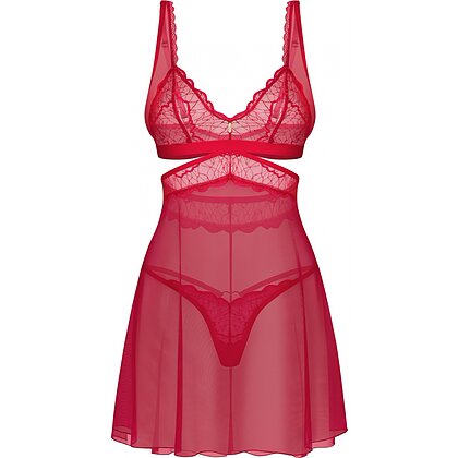 Babydoll Obsessive Cupide Desir Roșu L-XL