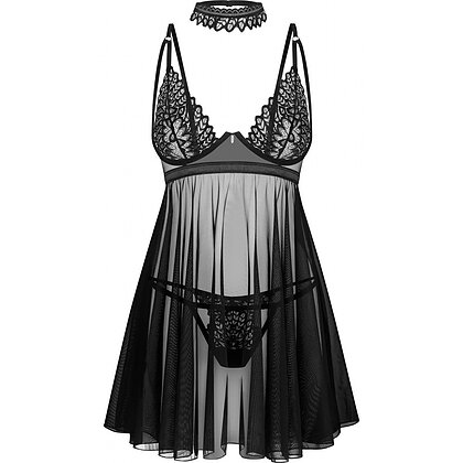 Babydoll Obsessive Donarella Negru XS-S