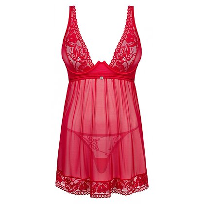 Babydoll Obsessive Lacelove Roșu M-L