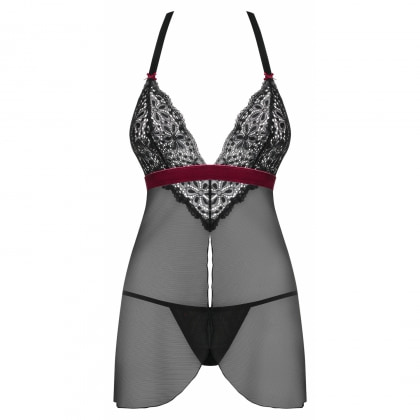 Babydoll Obsessive Rossita Negru S-M