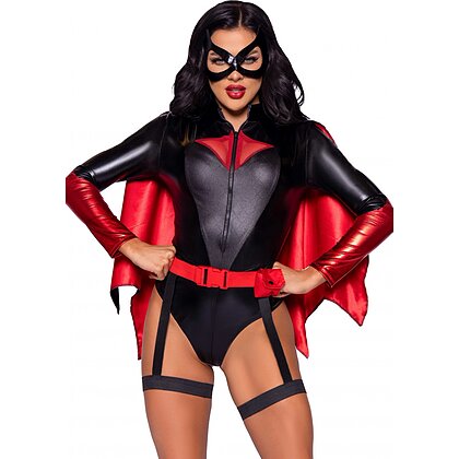 Costum Leg Avenue Bat Woman Bodysuit Negru M