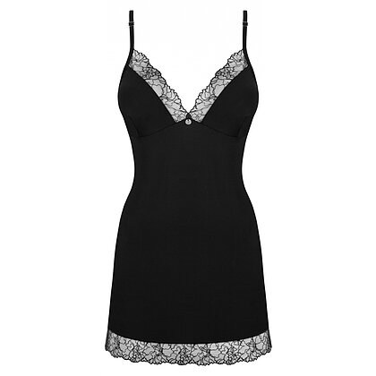 Chemise Obsessive Bella Rou Negru XS-S