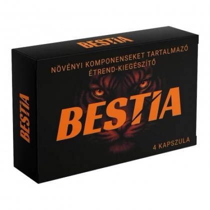 Bestia – 4 Capsule Naturale Pentru Potență, Vitalitate