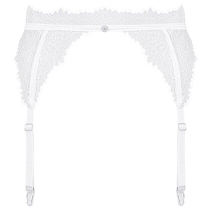 Portjartier Obsessive Bianelle Alb L-XL