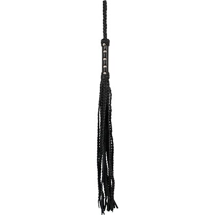 Bici ZADO Cat-O-Nine cu 9 Cozi Piele 70cm Negru