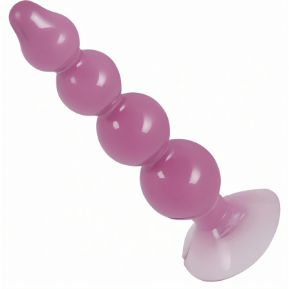 Bile Anale Anal Beads cu Patru Mărimi Progresive Mov