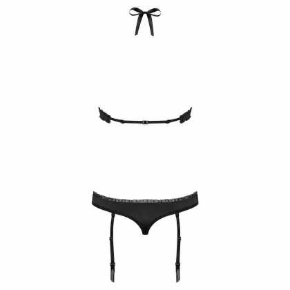 Body Obsessive 830-TEG Negru L-XL