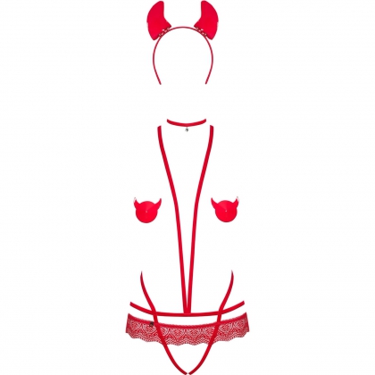 Body Obsessive Evilia Roșu L-XL