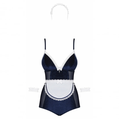 Body Obsessive Maid Albastru S-M