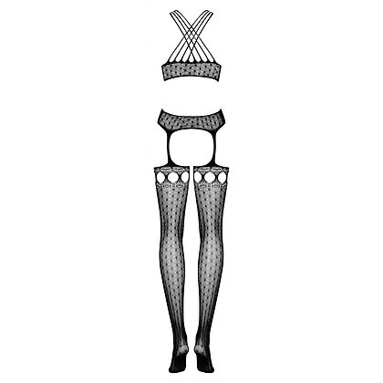 Catsuit Obsessive G313 Negru S-L