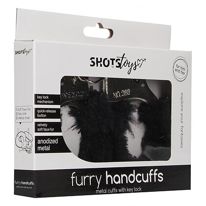 Cătușe cu Blăniță Furry Fun cu Buton de Eliberare