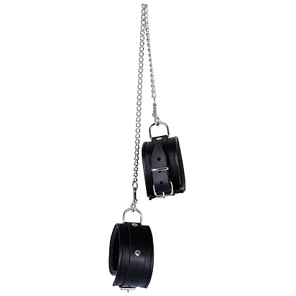 Cătușe Picioare Leather Cuffs Negru