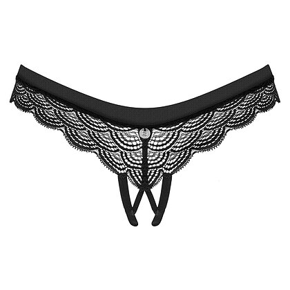 Chilot Obsessive Decupat Chemeris Negru XL-2XL