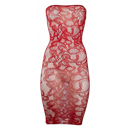 Chemise Le Desir Star Rhinestone Roșu XL-2XL