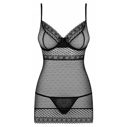 Chemise Obsessive 817-CHE Negru S-M