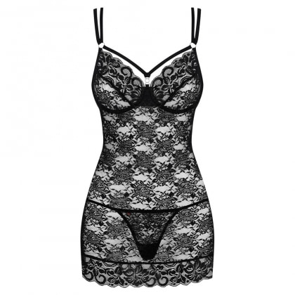 Chemise Obsessive 860-CHE Negru S-M