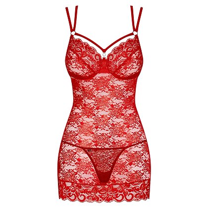 Chemise Obsessive 860-CHE Roșu L-XL