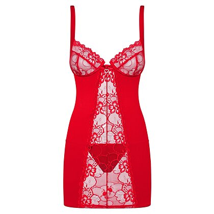 Chemise Obsessive Heartina Rosu L-XL