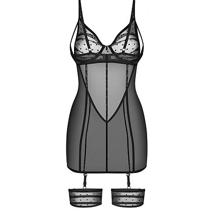 Chemise Obsessive Nuites Negru L-XL