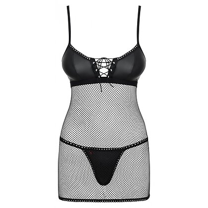 Chemise Obsessive Redella Negru L-XL