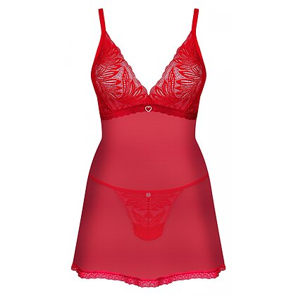 Babydoll Obsessive Chilisa Rosu XS-S