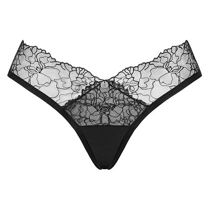 Chilot Obsessive Bella Rou Panties Negru XS-S