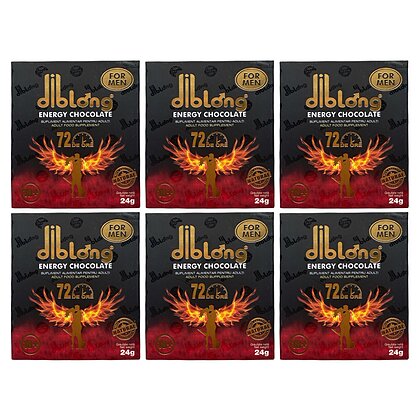 Set 6 x Ciocolata Afrodisiaca Pentru Barbati Diblong 24g