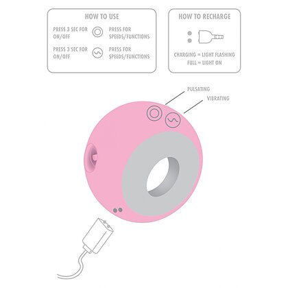 Clitoral Stimulator VERVE Puls Roz