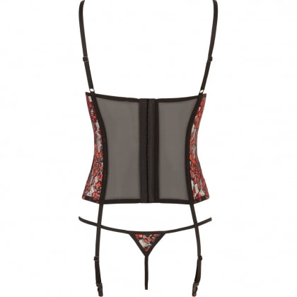 Corset Cottelli Collection Corsage Set Negru L