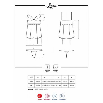 Corset Cu Portjartier Obsessive Lovica Roșu 2XL