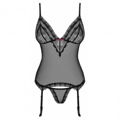 Corset Obsessive 820-COR Negru S-M