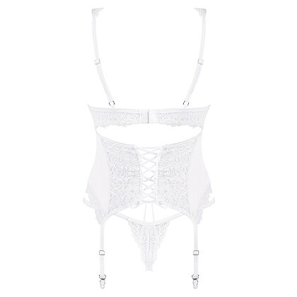 Corset Obsessive Amor Alb S-M