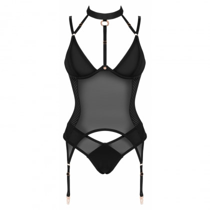 Corset Obsessive Brasica Negru XS-S