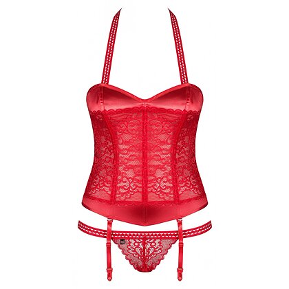 Corset Obsessive Flameria Roșu L-XL
