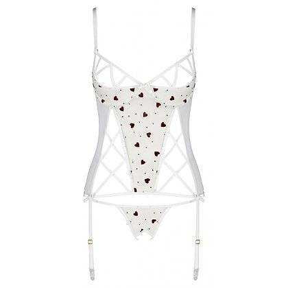Corset Passion Lovelia Alb S-M