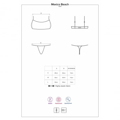 Costum Baie Obsessive Mexico Beach Verde S