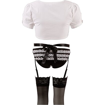 Costum Emmalyn Menajeră Cottelli Collection Negru S