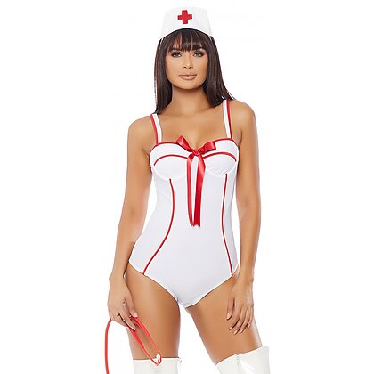 Costum Forplay În Perfect Health Alb XS-S