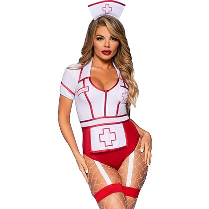 Costum Leg Avenue Nurse Feelgood Roșu M